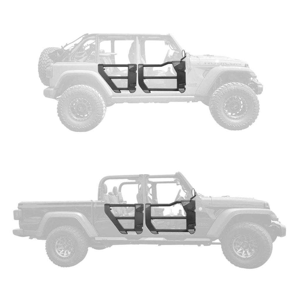 REAR TRAILLINE TUBE DOOR WRANGLER JL JLU GO RHINO