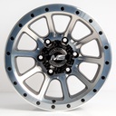 Rin 15 8 6X139.7 Ms LGS37 BLACK MACHINE FACE+BLACK RIVETS ET-10 CB110