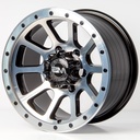 Rin 15 8 6X139.7 Ms LGS37 BLACK MACHINE FACE+BLACK RIVETS ET-10 CB110