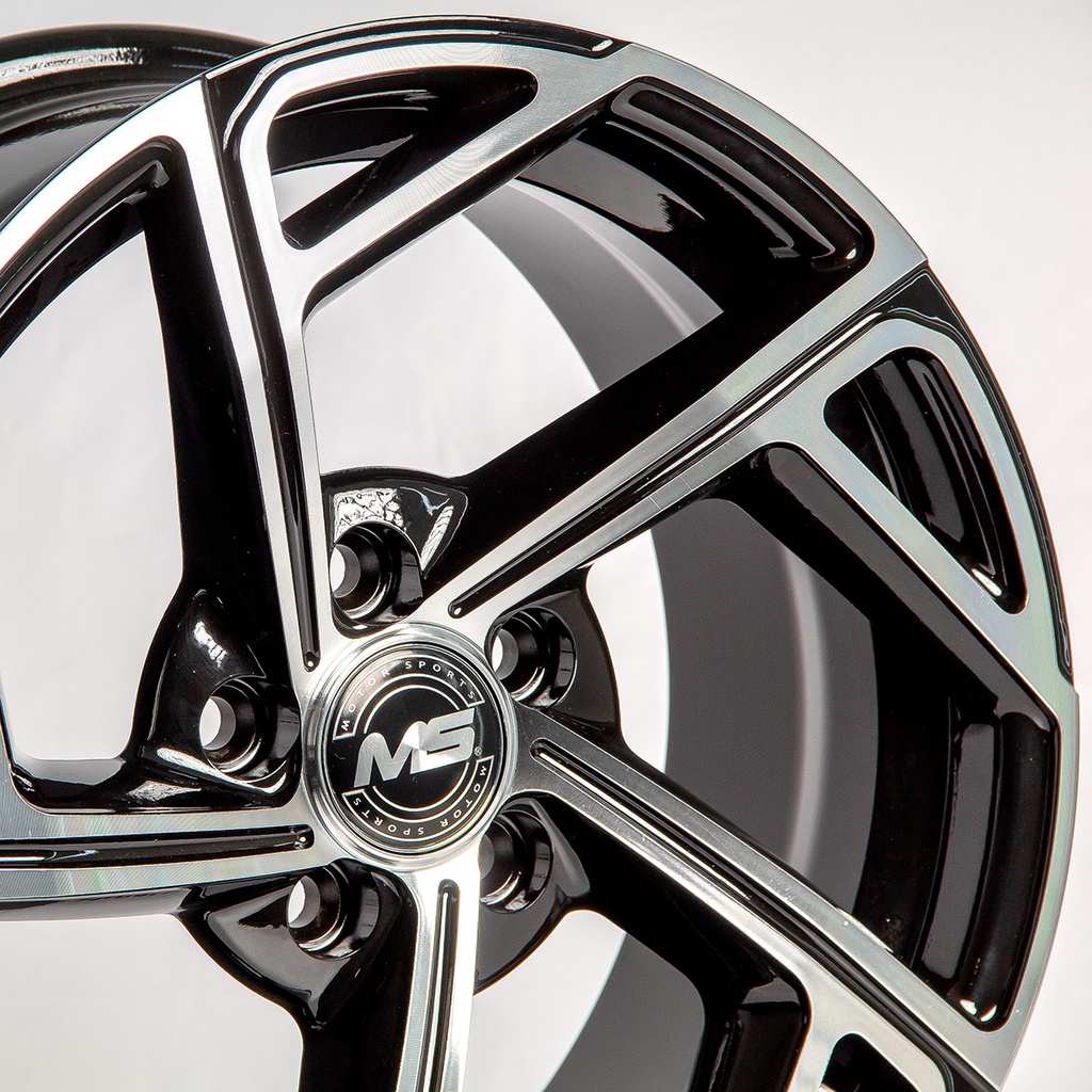 Rin 15 7 5X100 Ms FBX115 BLACK MACHINE FACE ET35 CB57.1