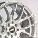 Rin 17 7.5 4x100/114.3 Ms 77003 HYPER SILVER ET35 CB73.1 RP