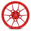 Rin 21 12 5X130 Niche T113-KANAN BRUSHED CANDY RED ET45 CB71.56