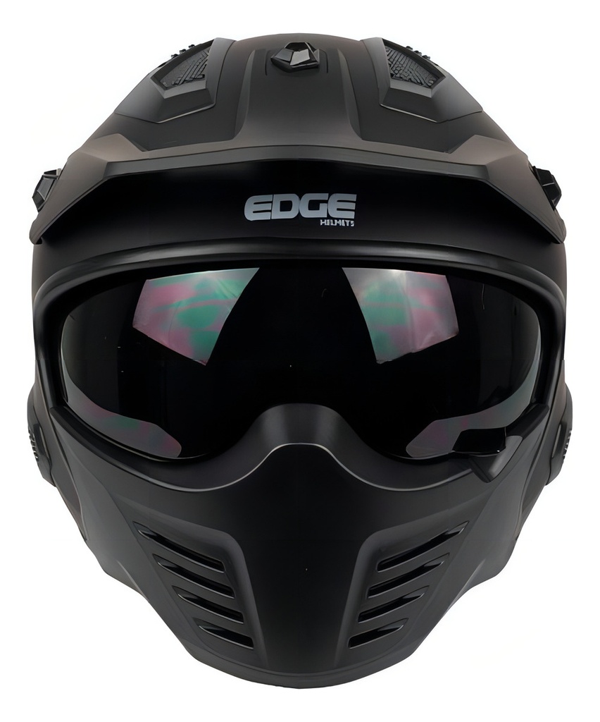 CASCO KOMBAT NEGRO MATE XL