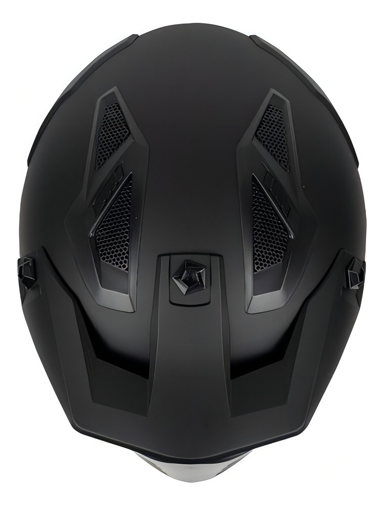 CASCO KOMBAT NEGRO MATE XL