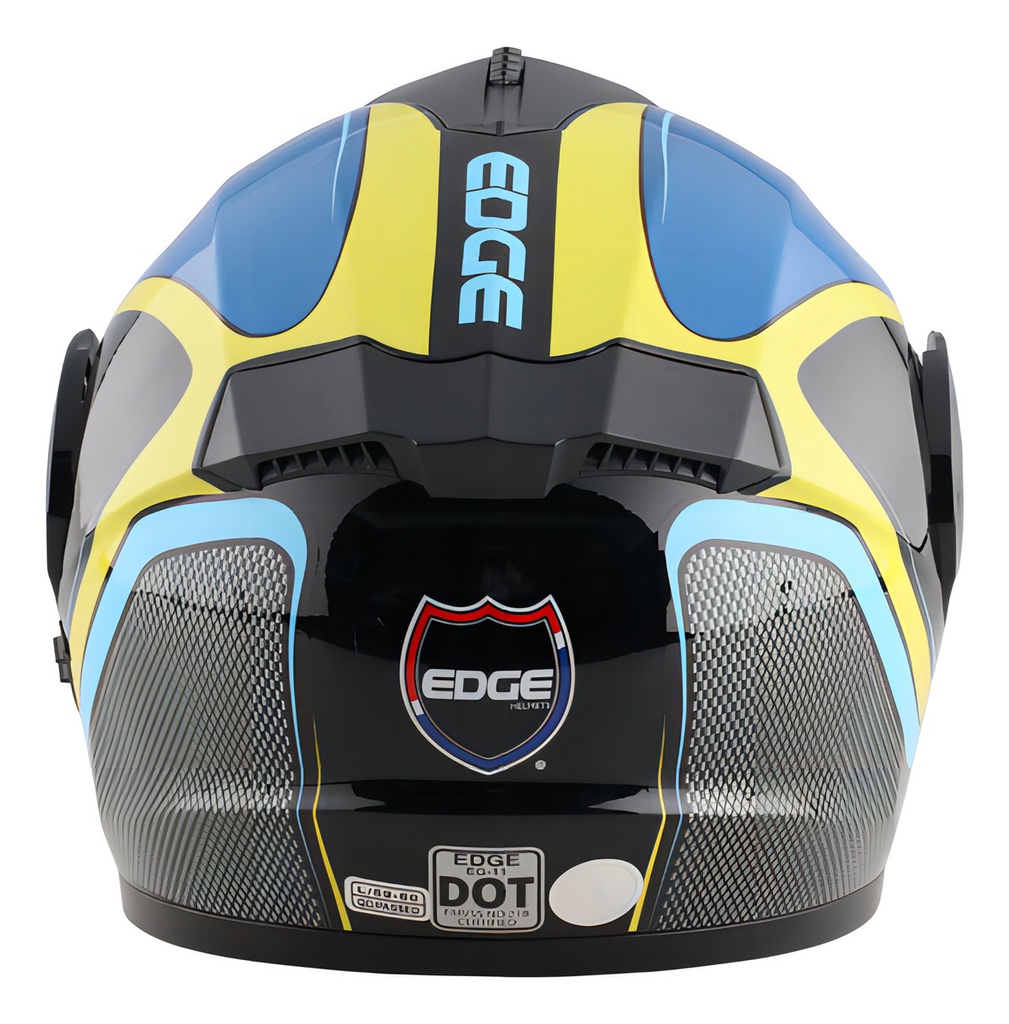 CASCO ABATIBLE TURBO BERLIN AMARILLO AZUL XL