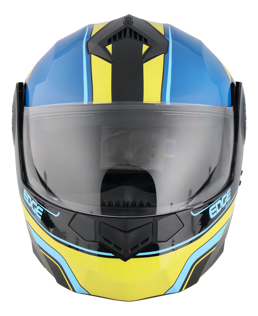 CASCO ABATIBLE TURBO BERLIN AMARILLO AZUL XL
