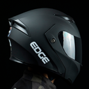 CASCO EDGE BOSS NEGRO SOLIDO MATE XL