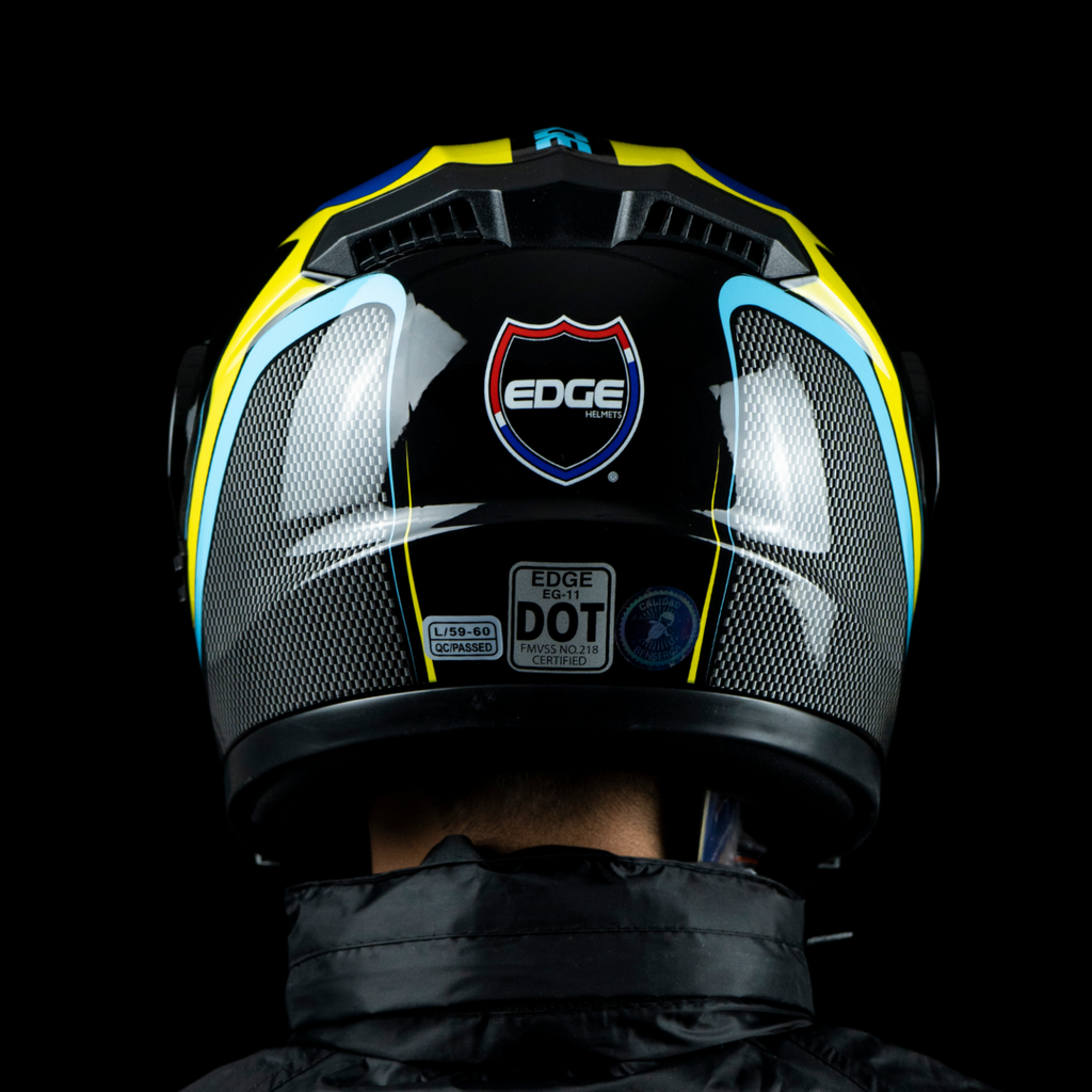 CASCO ABATIBLE TURBO BERLIN AMARILLO AZUL L