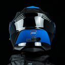 CASCO ABATIBLE JET 2 MX 7 NEGRO AZUL BRILLANTE L