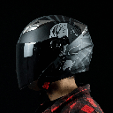 CASCO JAGUAR SEMI INTEGRAL WARRIOR L VISOR DARK GREY