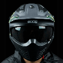 Casco Kombat Camo Verde Mate L