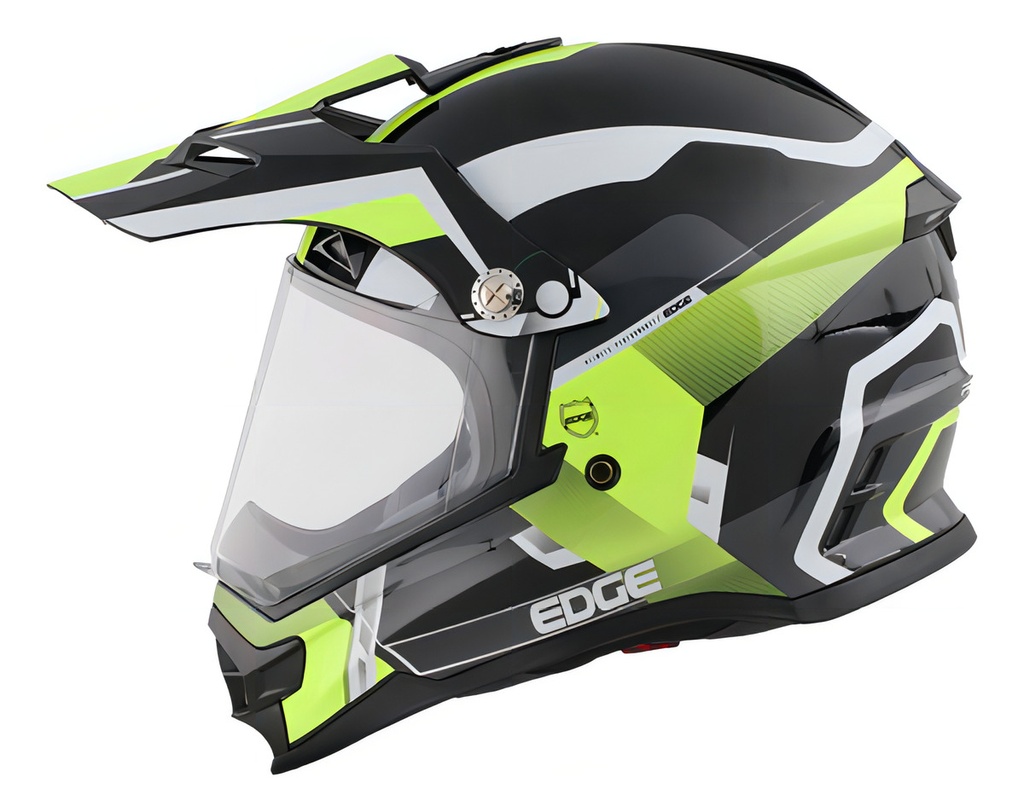 CASCO K4 NEGRO AMARILLO NEON BRILLANTE XL