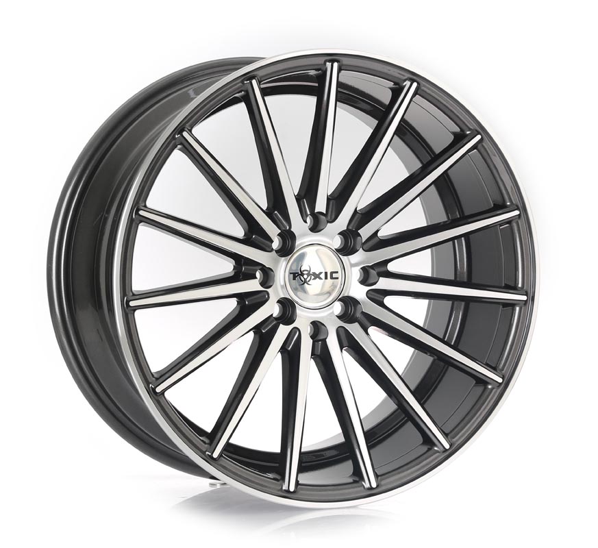 Rin 17 8.5 4x100/114.3 Ms RD1028 GUN METAL MACHINE FACE ET35 CB73.1 RP