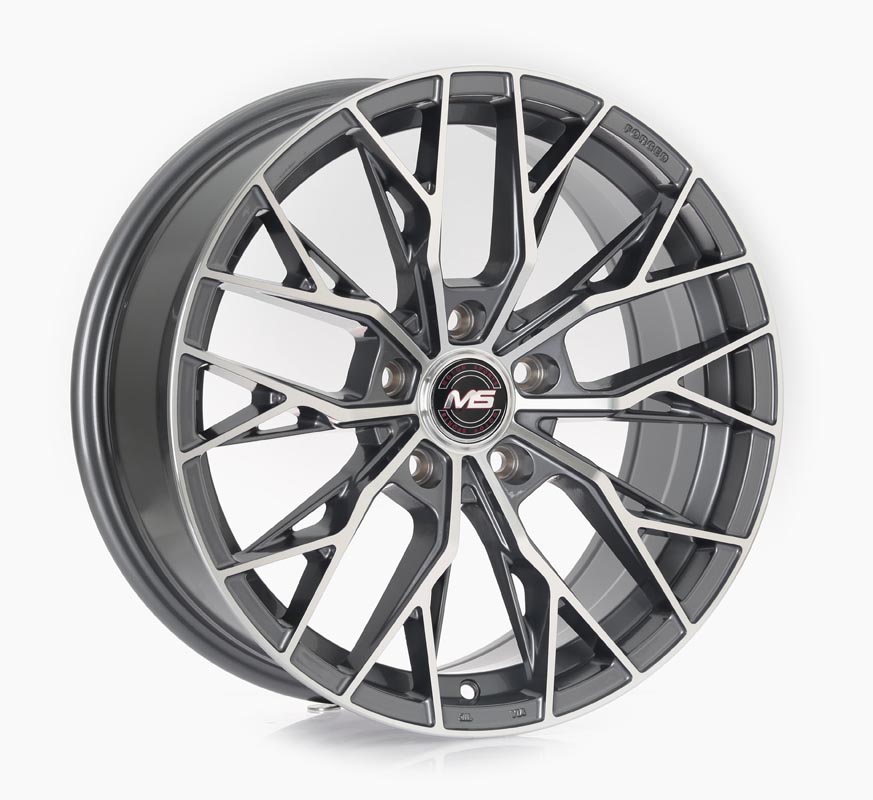 Rin 18 8 5X100 Ms 1338 GUN METAL MACHINE FACE ET35 CB67.1