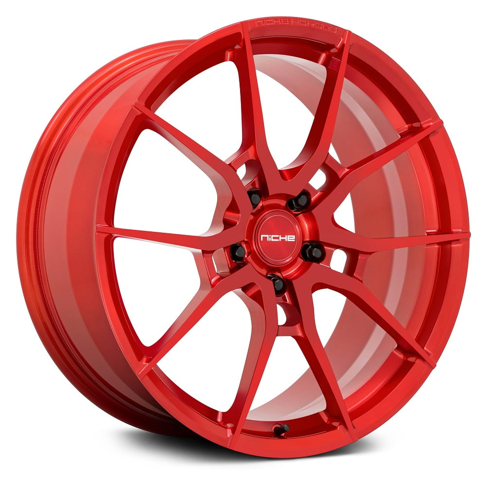 Rin 21 9 5X130 Niche T113-KANAN BRUSHED CANDY RED ET45 CB71.56