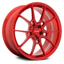 Rin 21 9 5X130 Niche T113-KANAN BRUSHED CANDY RED ET45 CB71.56